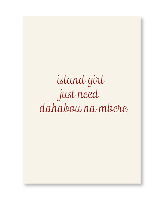 Island girl